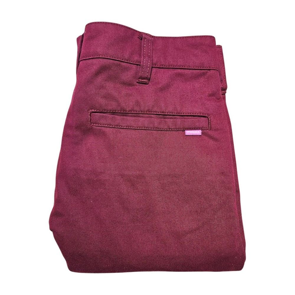 MNWKA‎ Pants Style HO121903B Burgundy Fleece Cuff Waist Men's 28